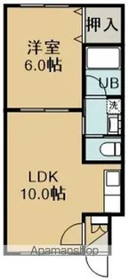 ピュアパレス北昭和【5階】の間取り